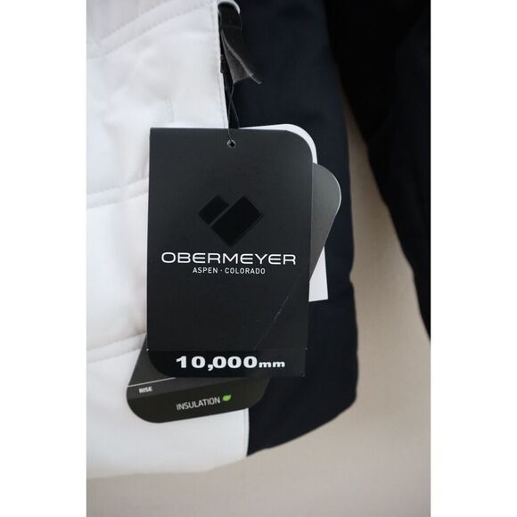Obermeyer 11225 Women's Sz 6 White Tuscany II Insulated Winter Coat Jacket - Picture 4 of 16